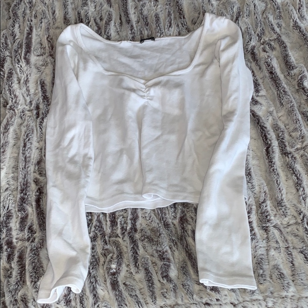brandy melville cropped long sleeve